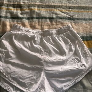 Nike White Athletic Shorts